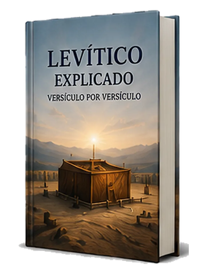 Portada 3D de Levítico Explicado Versículo por Versículo
