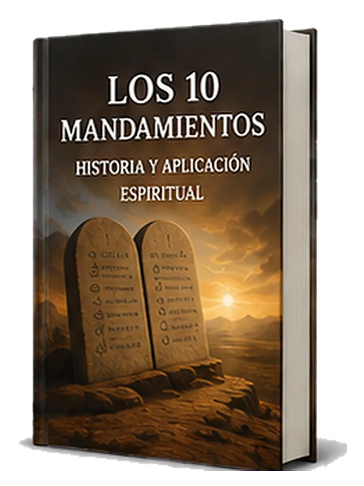 Portada 3D de Los 10 Mandamientos